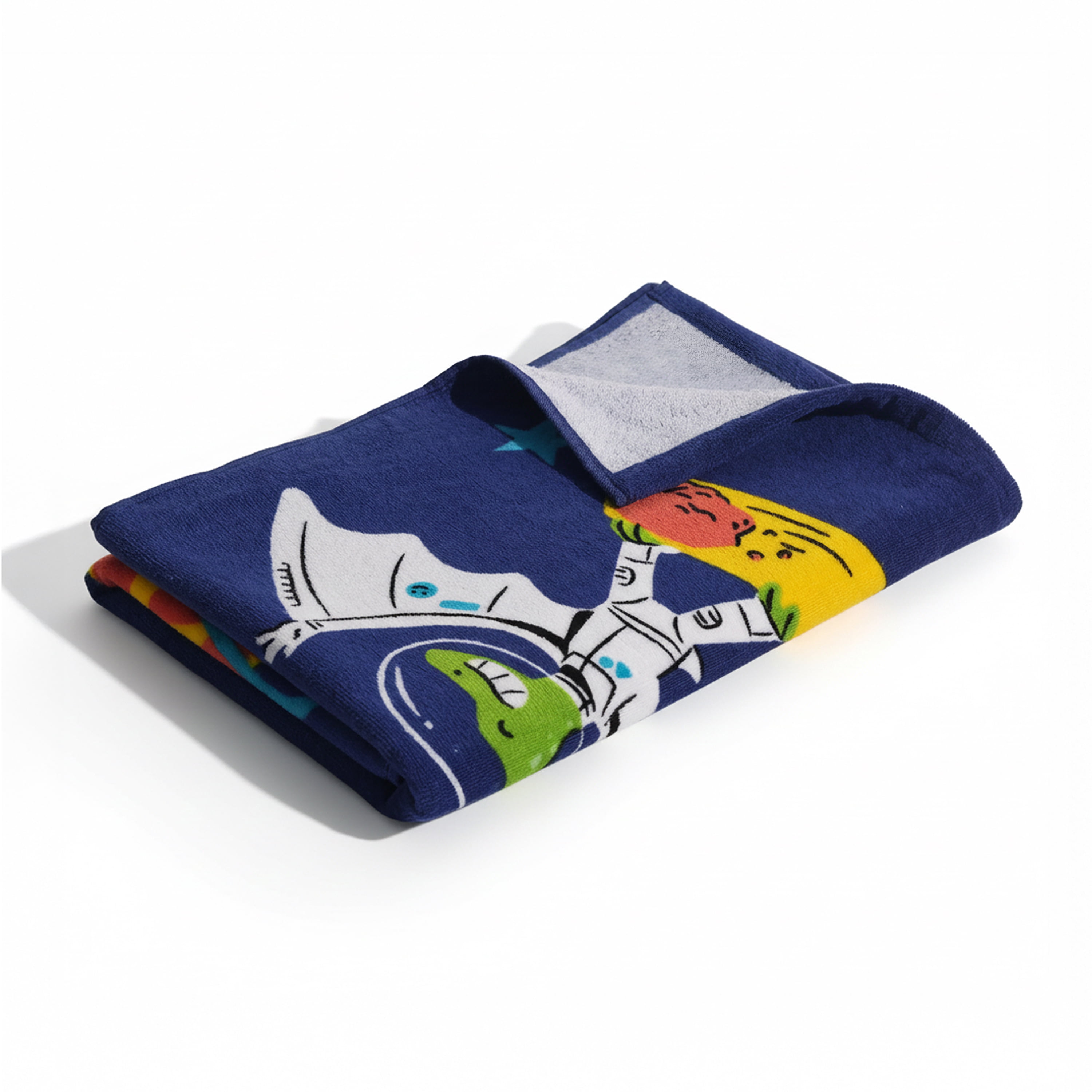 Mainstays Kids Cotton Blend Beach Towel 30 x 60 Inches, Spac