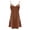 Z-Coffee177, variant on JIAYUE Women's Dresses Summer Fashion Mini Scoop Neck Spaghetti Strap Sleeveless Loungewear Female Solid Color Satin Silk Dress