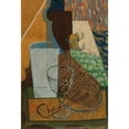thumbnail image 2 of Louis Marcoussis 18x24 Black Ornate Framed Double Matted Museum Art Print Titled: Death (About 1912), 2 of 5
