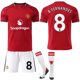 thumbnail image 1 of Man Utd 2025-2026 Home Kit No.8 Bruno Fernandes Jersey with Socks, 1 of 2