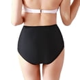 thumbnail image 3 of LIORA Women’s High Waist Bikini Swim Pants Shorts Shirred Tummy Control Bottom Bathing Suit Swimwear, 3 of 5