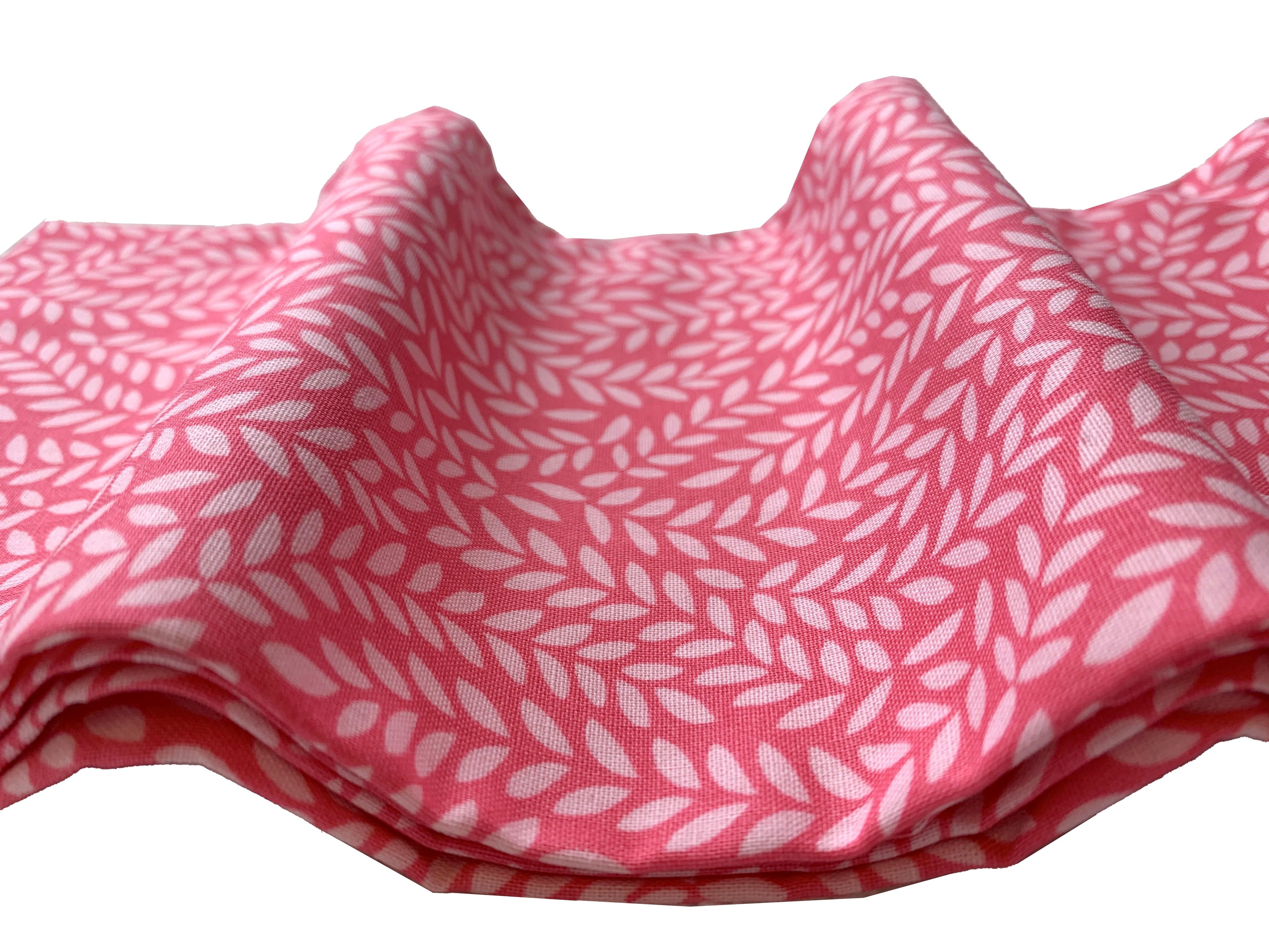 Mainstays 100% Cotton 1 Yard Precut Fabric Pink Vine