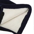 thumbnail image 2 of Chaussette moulée pour hommes et femmes, couvre-orteils, douce, épaisse, blanche, en peluche, réglable, chauffe-pieds, bleu foncé, taille XL, 2 of 4