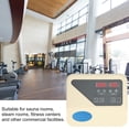 thumbnail image 2 of Digital LCD Sauna Heater Controller – External Temperature Control Unit with Probe for 3-9KW Dry Sauna Stoves (220V, Splashproof), 2 of 5