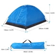 thumbnail image 3 of MIXFEER Camping Tent for 2 Person Single Layer Outdoor Portable Beach Tent, 3 of 5