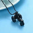 thumbnail image 3 of Stainless Steel Tractor Funeral Cremation Urn Pendant Necklace for Cremation Ashes Urn Lockets Necklace  for Ashes of Loved One Memorial Jewelry, 3 of 5
