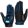 thumbnail image 2 of Guantes para ciclismo Xtreem Boom GlovSoccBlue 1Par S Negro/Azul microfibra, 2 of 2