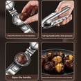 thumbnail image 3 of Wweixi Chestnut & Stainless Steel Construction, Multi-Functional. Simple Operation, Easy To Large Capacity, Chestnuts, silver Standard model, 3 of 6