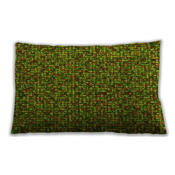 Ahgly Company Outdoor Rectangular Contemporary Lumbar Throw Pillow, 13 inch by 19 inch