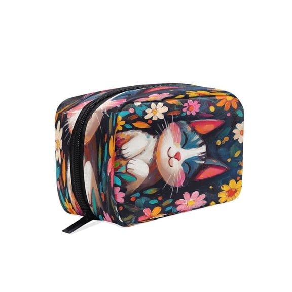 BZSMCE Makeup and Cosmetic Bag Women Simple Square Bag