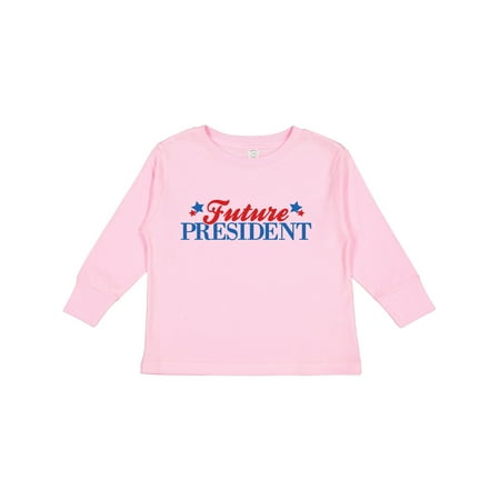 

Inktastic Future President Gift Toddler Boy or Toddler Girl Long Sleeve T-Shirt