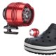 thumbnail image 2 of Zuecos con luz LED, faros delanteros para Croc, luces LED con clip para Croc, luces con clip para zapatos, rendimiento potente, 2 of 12