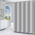 thumbnail image 3 of Wosthever Cortinas de baño ecológicas de poliéster - Cortina de ducha impermeable y fácil de instalar Accesorios de baño impermeables Juegos de accesorios de baño 300*200cm, 3 of 6