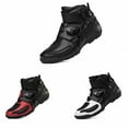 thumbnail image 2 of 1 Pair Pu Rubber Motorcycle Riding Shoes 4 Seasons Motorcycle Boots Racing Short Boots Motorcycle Equipment, 2 of 8