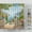 30, variant on Mediterranean Sea View Shower Curtain Bathroom 3d European Aesthetic Landscape Bathroom Curtain Home Decor Polyester Fabric Hook