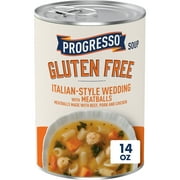 Progresso Gluten Free Italian-Style Wedding With Meatballs Canned Soup, 14 oz.
