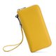 thumbnail image 1 of Cartera de mujer Laklulu de cuero con bloqueo RFID, tarjetero, elegante cartera de mano, billetera de viaje para teléfono con ventana para identificación, 1 of 5