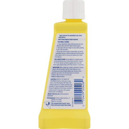 Carbona Stain Devils Formula 4 Stain Remover (Pack of 2) [Package May Vary]