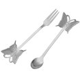 thumbnail image 1 of Shisuyan Dessert Tasting Tableware Butterfly Handle 1 Set 5.4x1.4in, 1 of 8