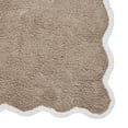 thumbnail image 3 of My Texas House Whitney Taupe Scallop Cotton Bath Rug, 20" x 32", 3 of 5