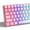 Pink, variant on COSTOM Pink Fog Translucent Keycap Set, 115 Keys Cherry Profile Transparent Keycaps, Shine Through Keyboard caps for 60% 65% 75% 100% Backlit Mx Switches Mechanical Gaming Keyboard