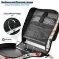 thumbnail image 4 of FORMRS Zipper Binder with Shoulder Strap 2-inch Ring 500 Sheet Capacity File Bag, Watercolor Leaves, 4 of 5