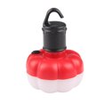thumbnail image 1 of Mini luz LED portátil para exteriores para acampar, lámpara colgante con forma de calabaza para tienda de campaña (roja con suspensión), 1 of 5