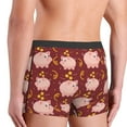 thumbnail image 5 of Disketp Cute Pig With Coins Men'S Boxer Briefs,Soft And Breathable Cotton Underwear With Comfortflex Waistband, 5 of 8