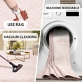 thumbnail image 3 of shiyou-Area Rug 2x3 Machine Washable Rugs Western Aztec Non Slip Low Pile Print Pattern Indoor Carpet for Living Room Bedroom Dining, Light Pink Cream, 3 of 4