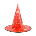 thumbnail image 1 of Sombrero de bruja de Halloween Scary Creepy Wide Brim Sombrero puntiagudo Regalo de Halloween para hombres Mujeres Niños Disfraz de Halloween Cosplay Fiesta Festivales Decoración Abody Sombrero, 1 of 7
