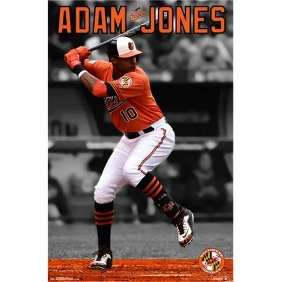 Posterazzi TIARP14040 Baltimore Orioles - Adam Jones 2015 Poster Print - 22 x 34 in.