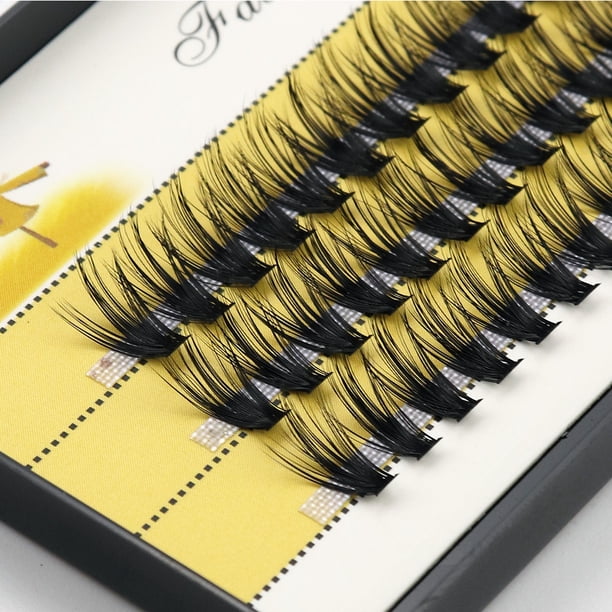 10D/20D/30D/40D C Lump Latigazos C Volumen Individual Tufted Latigazos Extensión de pestañas postizas naturales Deng Xun unisex
