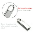 thumbnail image 4 of Zpsolution Zipper Pull Tab Replacement Metal Zipper Handle Mend Fixer for Suitcases Luggage Jacket Backpacks Coat Boots, 4 of 6