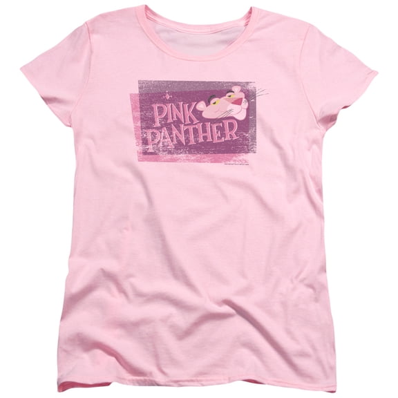 Pink Panther Distressed Women's T-Shirt Pink