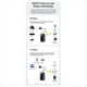thumbnail image 4 of Receptor y Transmisor de Audio Bluetooth 5.4 con Entrada Auxiliar Tipo C/3,5 mm, Adaptador Inalámbrico de Música Estéreo con Micrófono para Altavoces de TV de Coche., 4 of 8