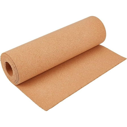 Large Cork Roll 3.3 Yardsx15.7 Inch Cork Board Roll 3mm Thick Natural Cork Board Bulletin Boards Cork Insulation Sheets Multipurpose for Crafts Home Office Organization Decor BurlyWood