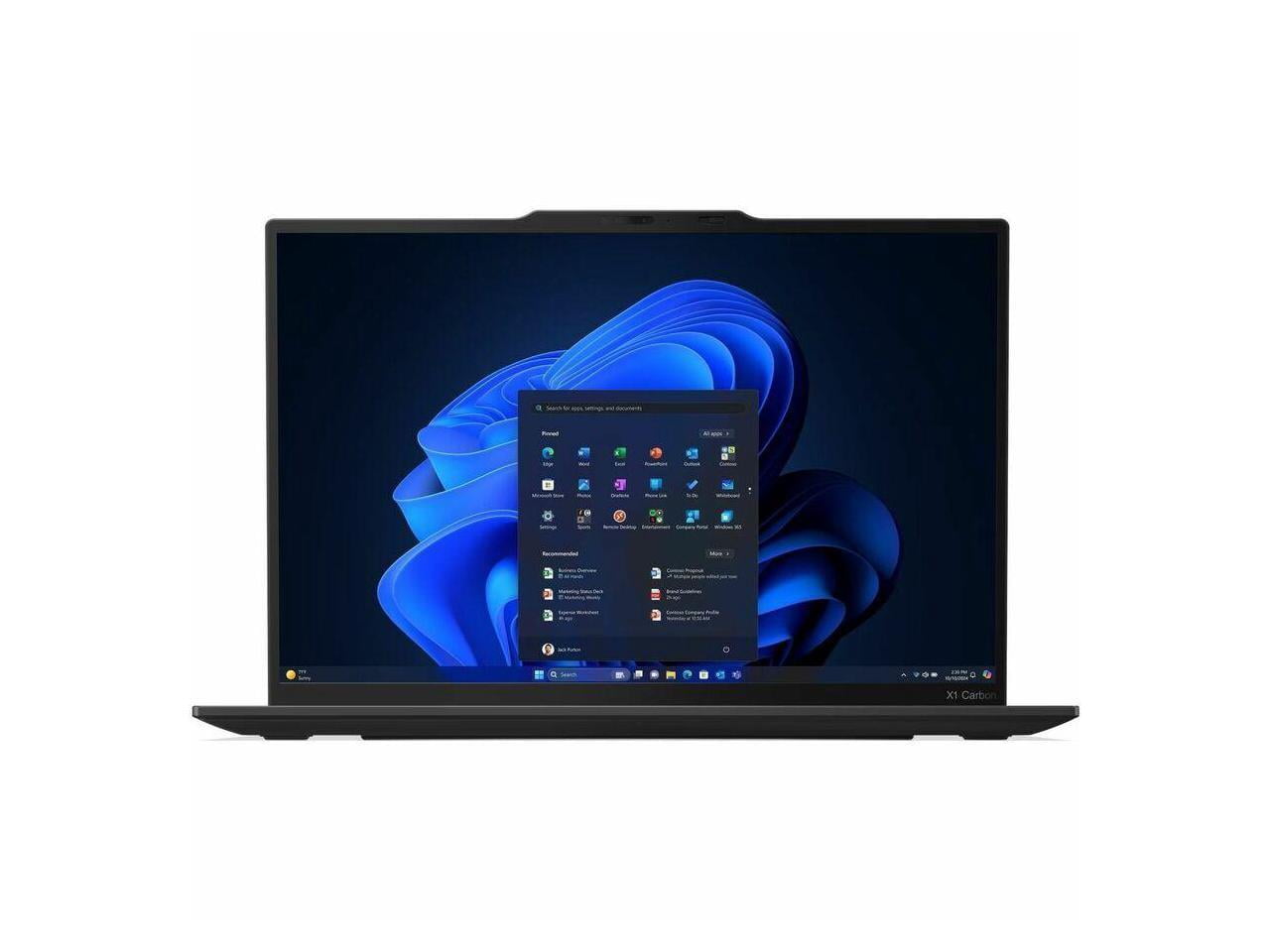 Lenovo ThinkPad X1 Carbon Gen 13 21NX00FUUS 14" Touchscreen Ultrabook - Intel Core Ultra 7 255U - 16 GB - 512 GB SSD - Windows 11 Pro - Webcam - IEEE 802.11ax Wireless LAN Standard