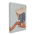thumbnail image 3 of Stupell Industries Woman Obscured By Sun Hat Summer Beach Portrait Graphic Art Gallery Wrapped Canvas Print Wall Art, Design by Amelia Noyes, 3 of 7