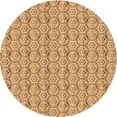 thumbnail image 1 of Ahgly Company Machine Washable Indoor Square Transitional Yellow Area Rugs, 3' Square, 1 of 7