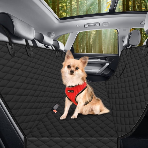 Funda para asiento de coche para perros WoofKnows, impermeable y antirrayaduras