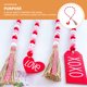 thumbnail image 3 of GOOHOCHY Guirnalda de cuentas de madera con borlas, cadena de cuentas de madera, decoración para el Día de San Valentín, 3 of 8