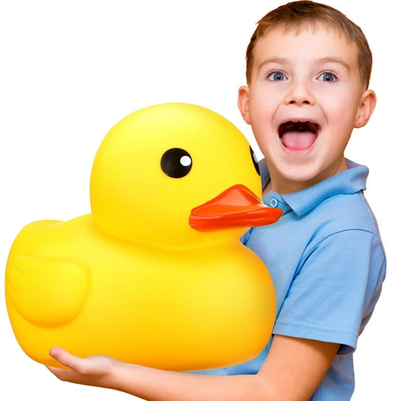 Rubber Duck Giant Ducks Large Rubber Duck Gender Reveal Party Rubber Duck 13 Inch Duck Bath Toy for Baby Shower Birthday Party F 1 PC