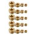 thumbnail image 3 of 20Pcs 1/8 1/4 3/8 1/2 Inch Npt Brass Internal Hex Thread Socket Pipe Plug Set, 3 of 9