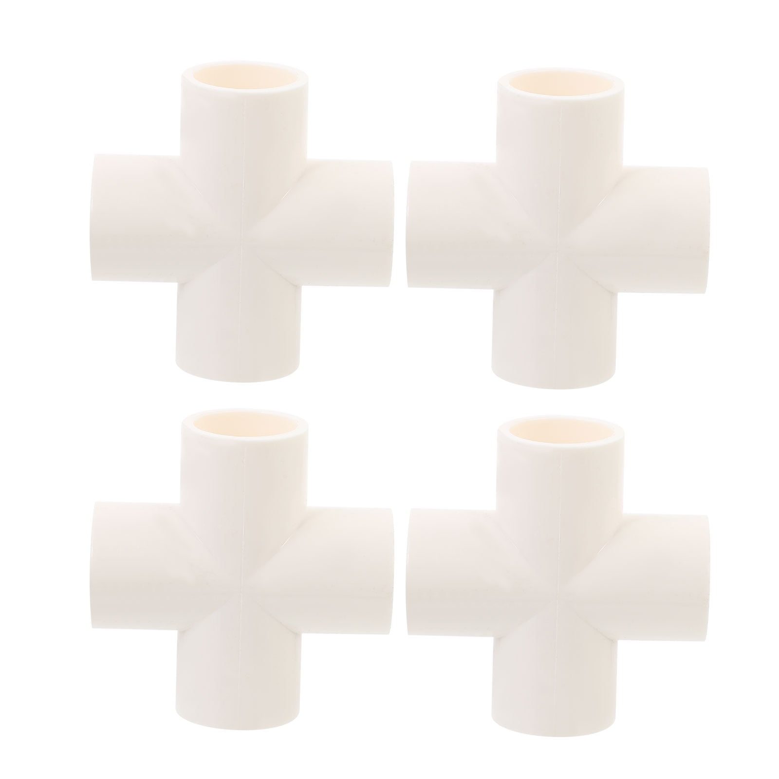 NUOLUX Pvc Pipe 4 Way Elbow Hose Connector Fitting Structure Adapter