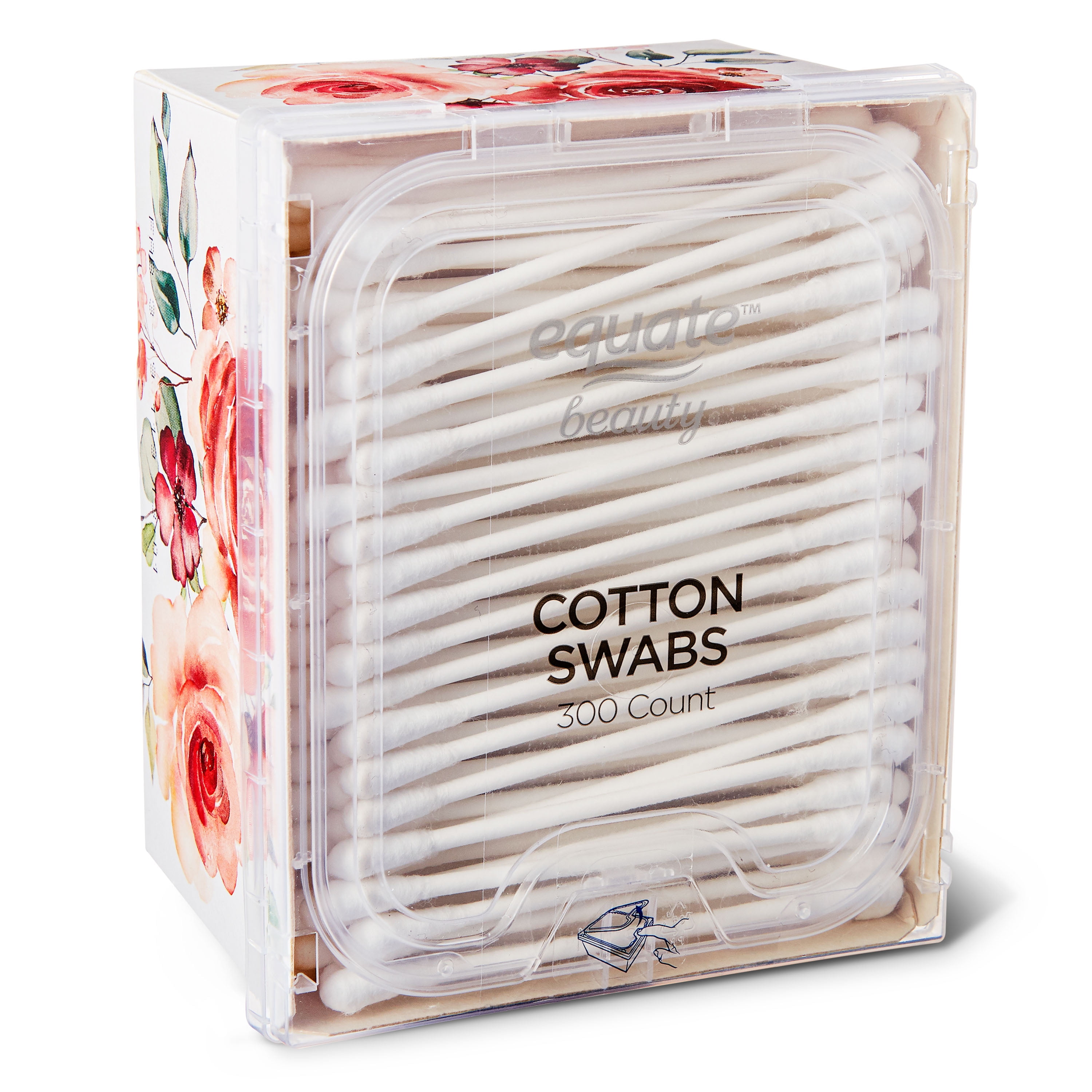 Equate Beauty Cotton Swab Deco Box 300 Count Walmart Com
