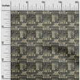 thumbnail image 2 of oneOone Cotton Cambric Yellow Fabric Text Sewing Material Print Fabric By The Yard 42 Inch Wide, 2 of 5