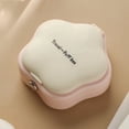 thumbnail image 2 of Powder Puff Storage Case, Breathable Makeup Sponge Container with Mirror Dust-proof Travel Cosmetic Box for Students and Daily Beauty, Pink, 2 of 4