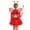 Red, variant on Angala Glowing Fairy For Girls With Light Up Wand And Floral Four Piece Dress Up Play Stylish Cute Cozy Girls And Boys Outfits One Size