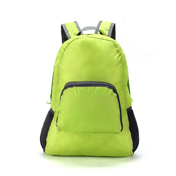 Packable hiking backpack waterproof, collapsible backpack, suitable for travel, - green