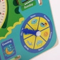 thumbnail image 4 of Calendario de Madera Tablero de Reloj Fecha Hora Clima Juguete Educativo para Zulema Reloj de juguete de madera para niños, 4 of 8